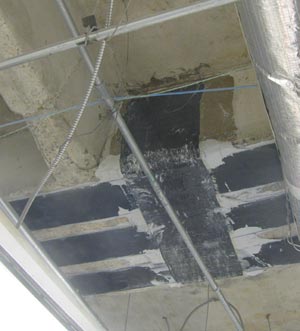 U strip applied to beam